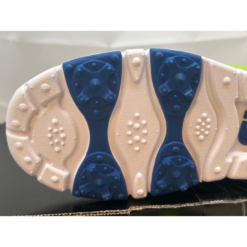 FootJoy Girls Junior Spikeless Golf Shoes Lime/Sapphire‎ NIB (48208) - Size 5M - Picture 7 of 13